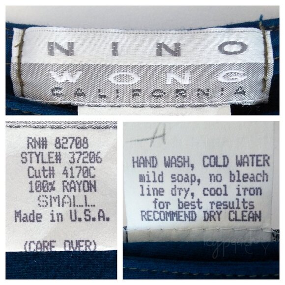 Nino Wong Tank Top Small Vintage Preppy Coastal Grandma Lagenlook Minimalist 90s - Picture 5 of 11